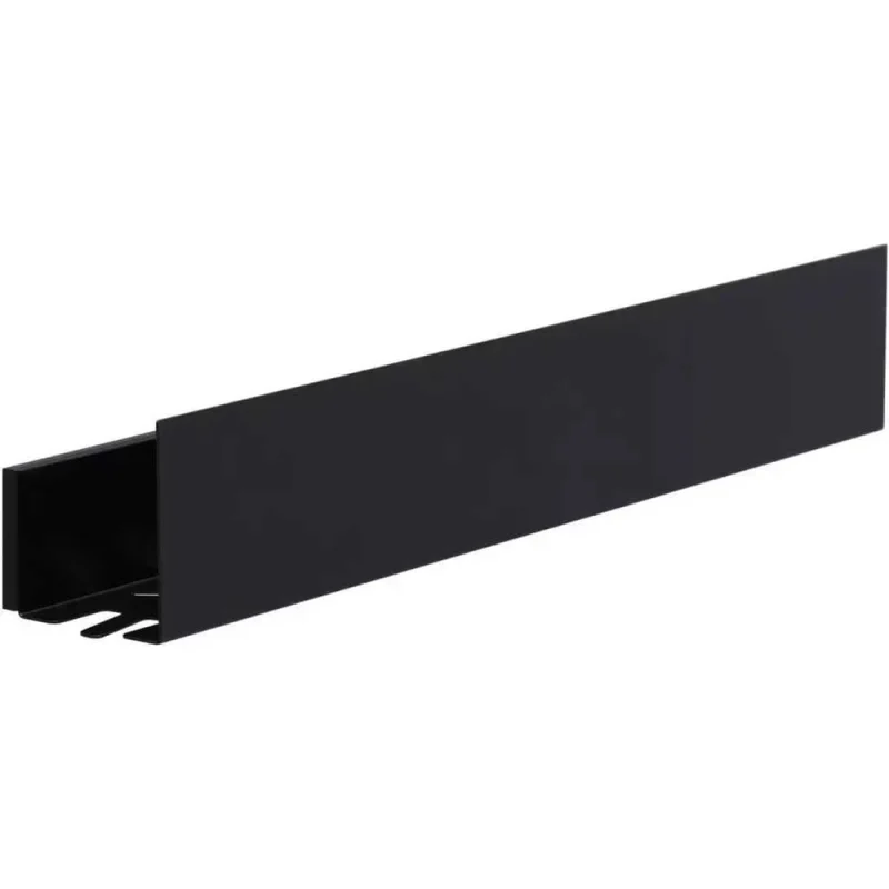 Полка Aquanet Магнум Н 700x120x100, с крючками, черный матовый, 341534 00341534