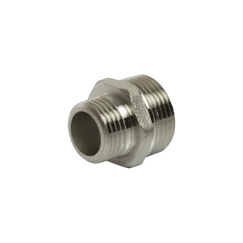 Переходной ниппель VRT 3/4"-1/2", наружная/наружная, никель 1909-002015 281161