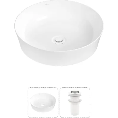 Набор Wellsee 2 в 1 Cromulent накладная раковина 43x43 см 20213533R