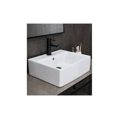 Раковина накладная Gid N9145 белая 45.5x40x15 51214