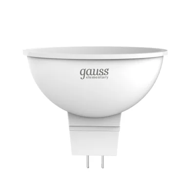 Лампа светодиодная Gauss GU5.3 3000К 7 Вт 530 Лм 180-240 В софит матовая