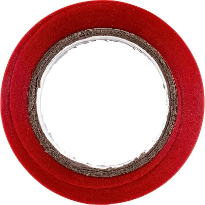 Изолента Volsten V02-7R-13х15-10 0,13х15 мм, красная, 10 метров 10284