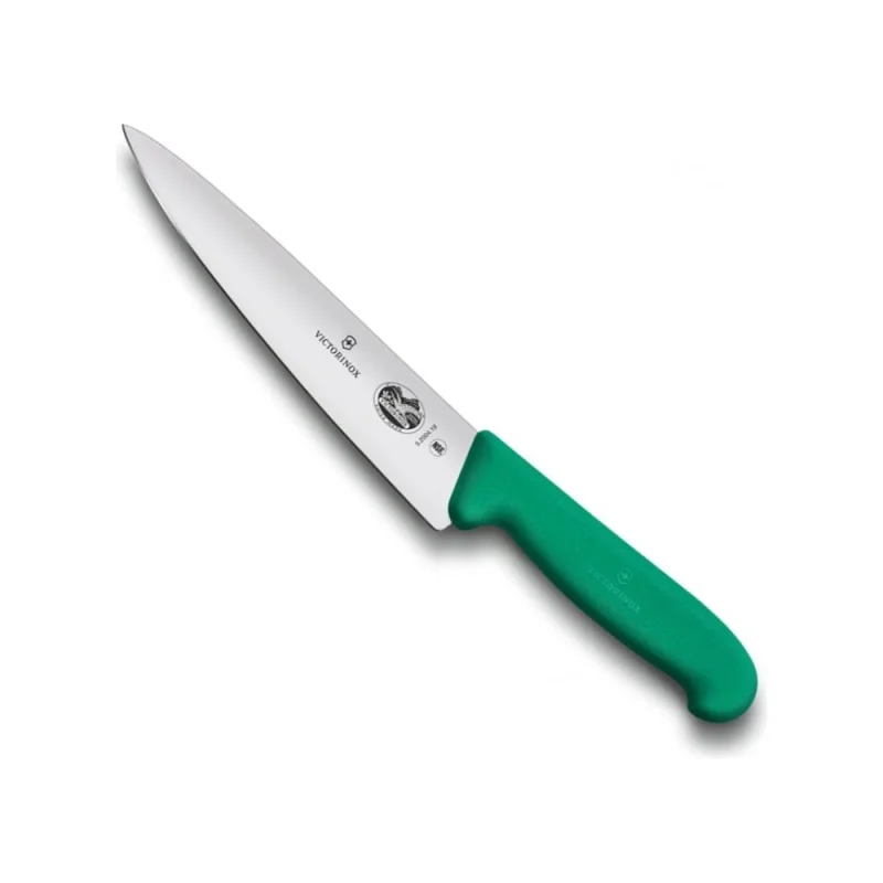 Разделочный нож Victorinox 25 см, зелёный 5.2004.25
