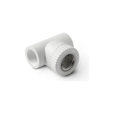 Комбинированный тройник PRO AQUA PP-R ВР белый 20 мм 1/2" PA24008Pb