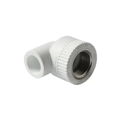 Комбинированный угольник PRO AQUA PP-R ВР белый, 20 мм, 1/2" PA26008Pb
