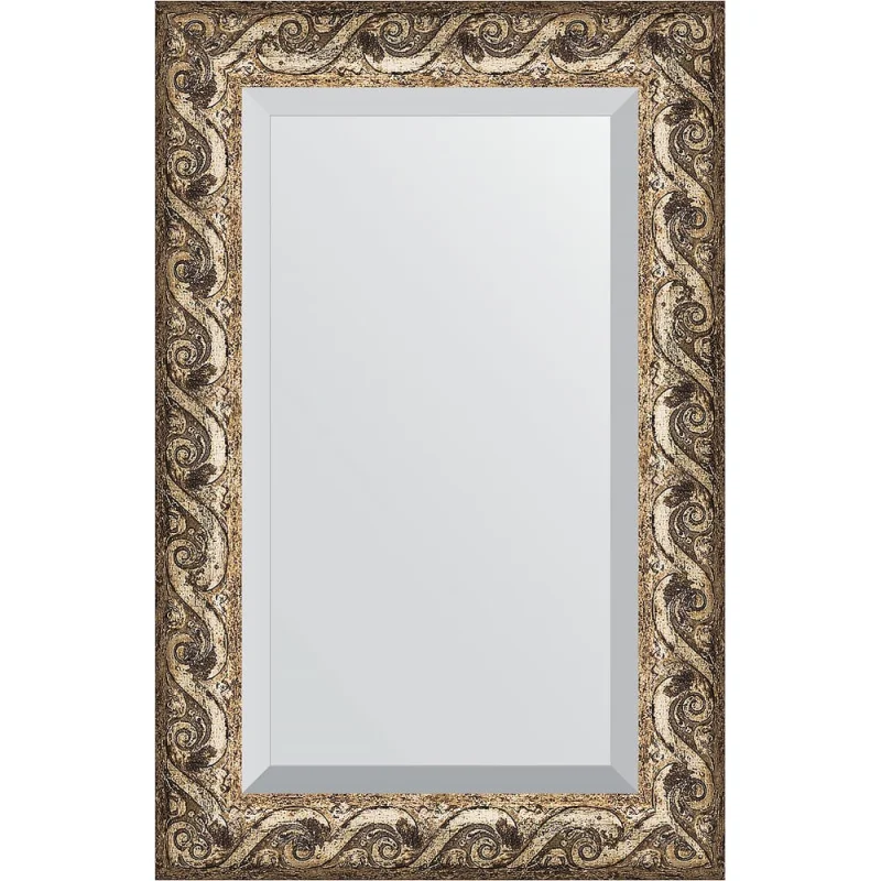 Зеркало EVOFORM с фацетом в багетной раме - фреска 84 мм (56x86 см) BY 1239