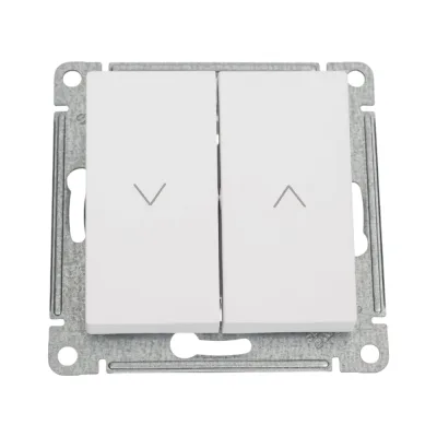 Выключатель 1-клавишный Systeme Electric AtlasDesign Лотос 2-полюсный, 10А, механизм ATN001319