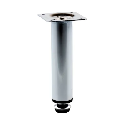 Мебельная регулируемая малая опора Lemax PROF 150 мм, матoвый xрoм N0010-150 SC