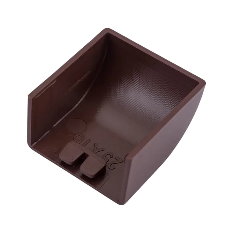 Заглушка EKF Plast PROxima 25х16, 4 шт, под темное дерево ecd-25-16x4