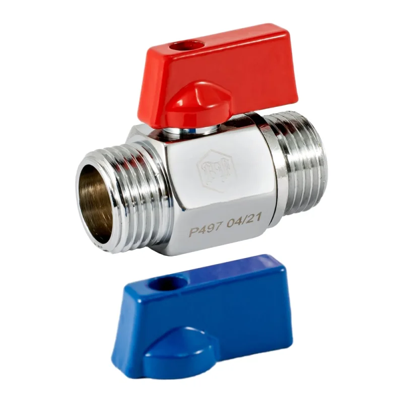 Шаровой кран PROFACTOR PF CHROME MINI для бытовой техники н/н 1/2 PF BMV 353