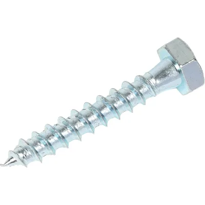 Шестигранный шуруп STARFIX 10x60 мм, цинк, DIN 571, 2 шт. SMZ1-63731-2