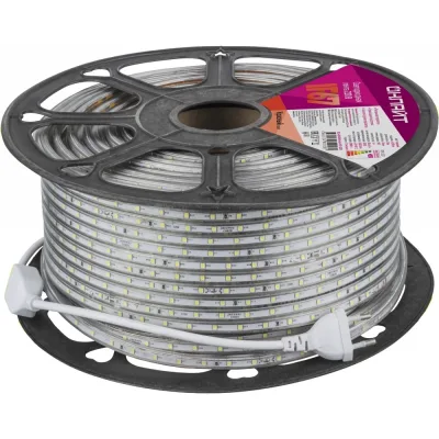Лента светодиодная Онлайт OLS-2835G60 зеленый свет 4,8 Вт/м 220 В IP67 SMD 2835 50 м (80927)