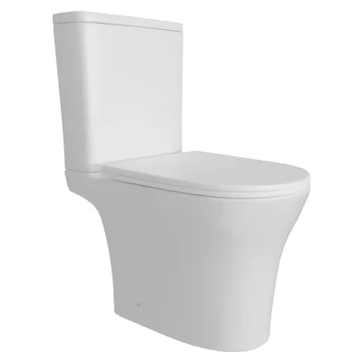 Унитаз напольный Teymi Ellie Vortex безободковый, сиденье микролифт T40206 ЦБ-00269643