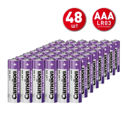 Батарейка Camelion Ultra АА пальчиковая LR6 1,5 В (48 шт.) (LR6-BP4UT)