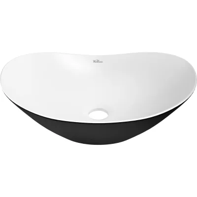 Накладная раковина для ванной комнаты Wellsee Carefree Dove, ширина 43 см 332904000