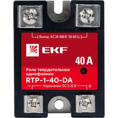 Твердотельное реле EKF однофазное RTP-40-DA PROxima rtp-1-40-da