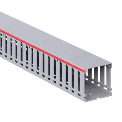 Кабель-канал перфорированный DKC RL12 60х60 мм серый 2 м (00108RLDIY)