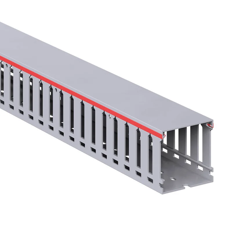 Кабель-канал перфорированный DKC RL12 60х60 мм серый 2 м (00108RLDIY)