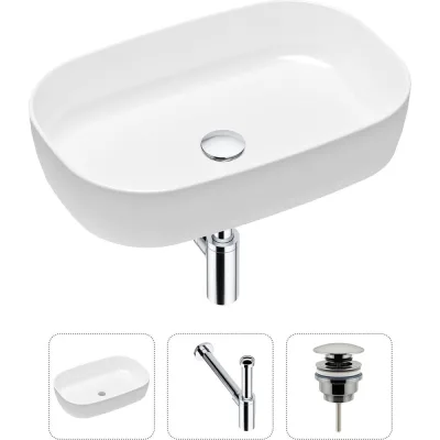 Накладная раковина для ванной Lavinia Boho Bathroom Sink Slim в комплекте 3 в 1 21520060