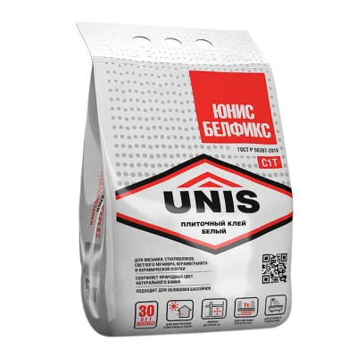Клей для плитки Unis Белфикс класс C1 T 5 кг