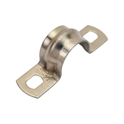 Двухлапковая металлическая скоба FORTISFLEX СМД INOX 14-15 мм 80983