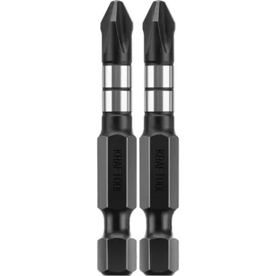 Бита Kraftool Impact PH2 50 мм ударная (2 шт.) (26191-2-50-S2)