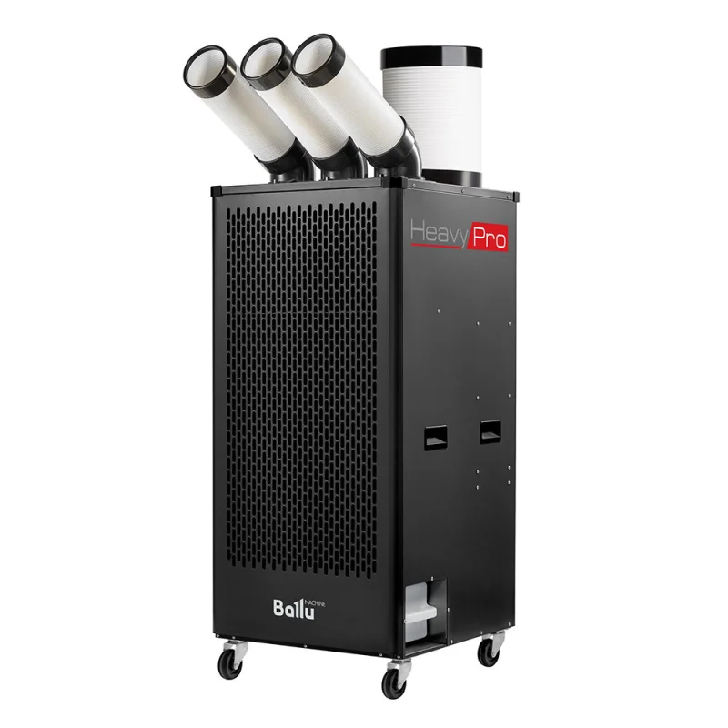 Кондиционер мобильный Ballu Heavy Pro BGK9 3000 Вт 70 м2 с комплектом воздухоотводов