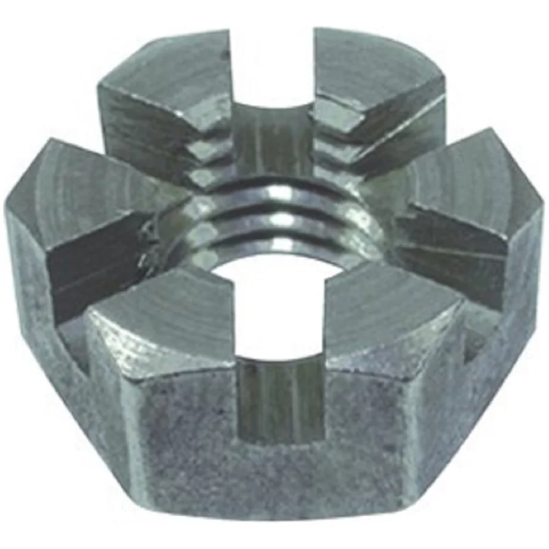 Корончатая гайка ЦКИ DIN 937, М20, низкая, 17H, Ц, SW 30, уп. 10 шт. 64032