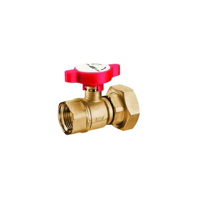 Шаровой кран FAR 1"х1 1/2", латунный, с накидной гайкой, синяя ручка FS 3059 1B