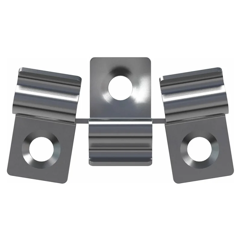 Клипса HILST Premium 3D металл, 7 мм, 100 шт. H3D7