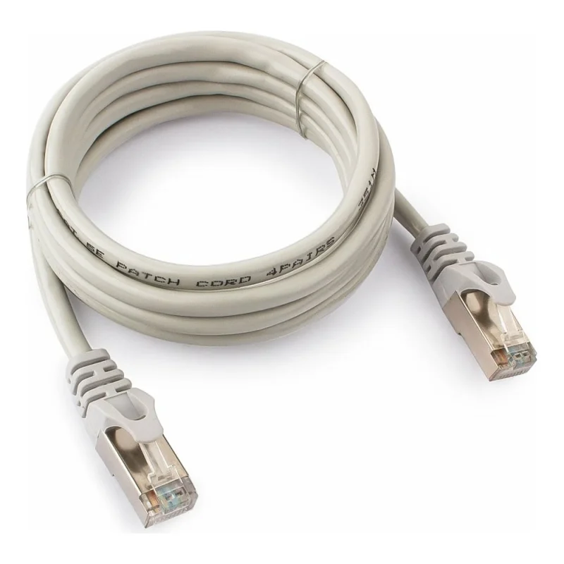 Многожильный патч-корд Cablexpert FTP PP22-2m кат.5e, 2м, литой, серый PP22-2m