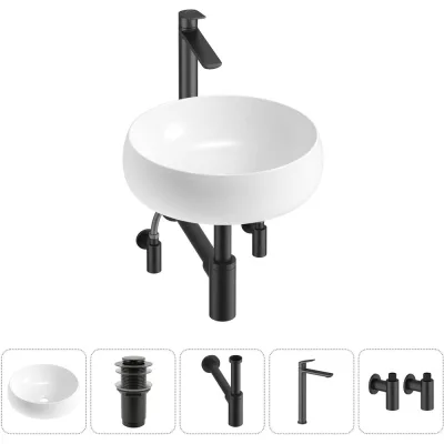 ΠΠΎΠΌΠΏΠ»Π΅ΠΊΡ Wellsee 5 Π² 1 Lavinia Boho Bathroom Sink Π½Π°ΠΊΠ»Π°Π΄Π½Π°Ρ ΡΠ°ΠΊΠΎΠ²ΠΈΠ½Π° 36x36 ΡΠΌ 20215044R