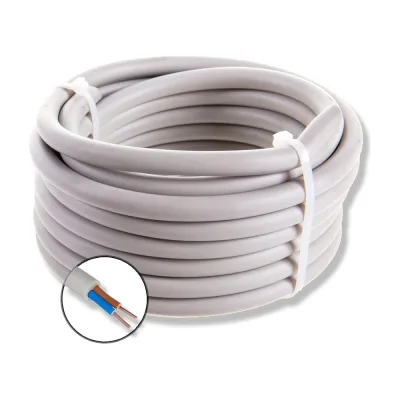Кабель силовой БУРЕВЕСТНИК nym 2x2.5 мм2, 2м, круглый BOZ64839L2