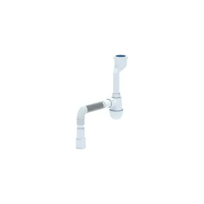 Сифон для писсуара АНИ Пласт бутылочный, литой выпуск 1 1/4x40 гофр 40х40/50 U0115 025-0572