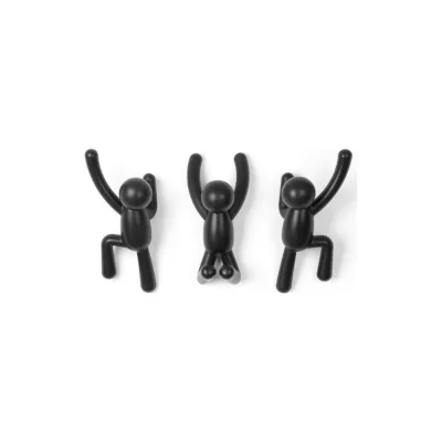 Набор крючков Umbra Buddy, черный, 3 шт. 318165-040