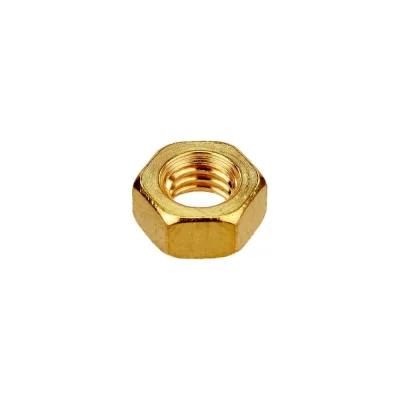 Гайка ЦКИ DIN934, М6, шестигранная, медь, SW 10 10 шт. 35231