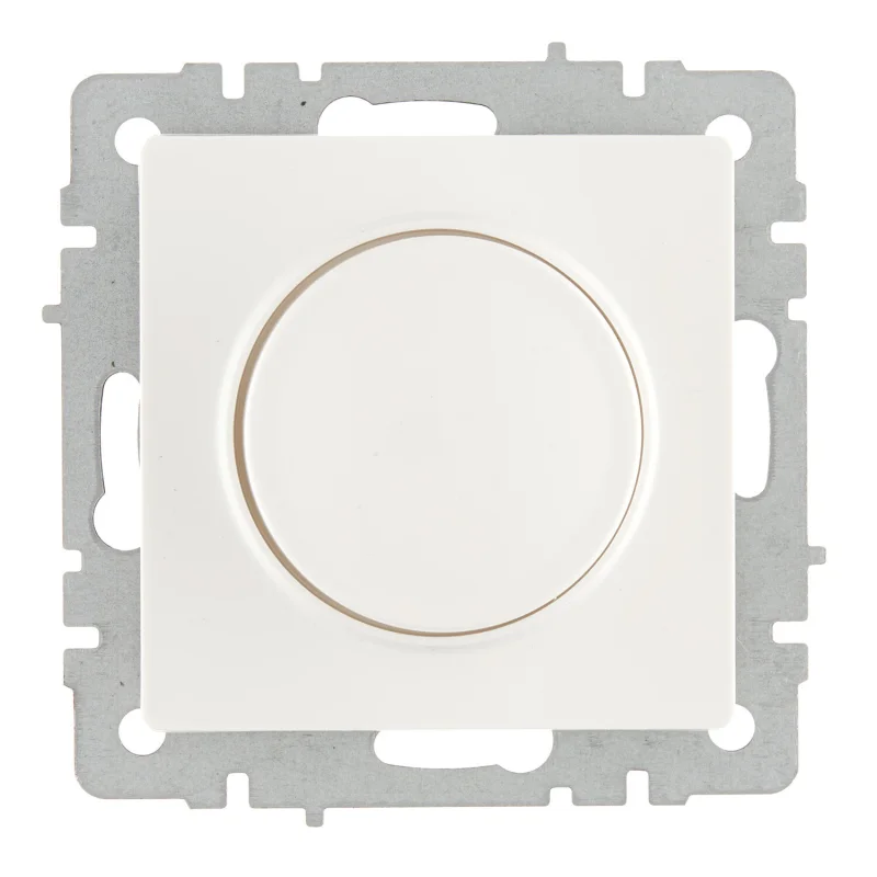 Диммер IEK Brite встраиваемый белый поворотно-нажимной (BR-D20-0600-K01)
