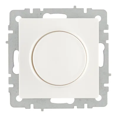 Диммер IEK Brite встраиваемый белый поворотно-нажимной (BR-D20-0600-K01)