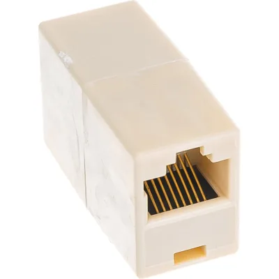 Соединитель Cablexpert RJ-45F/RJ-45F (кат.5e ), TA350/1