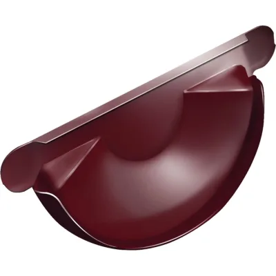 Заглушка торц.универс. Grand Line 125 мм ral 3005 (шк) 088000