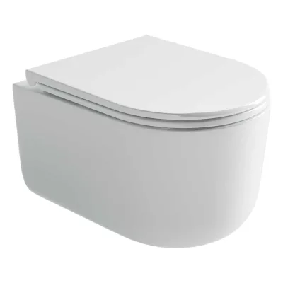 Подвесной унитаз Ceramicanova Ulma безободковый, смыв торнадо CN4006T