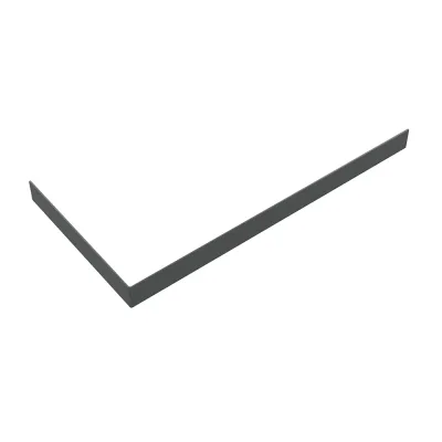 Экран для поддона Good Door Stella ABS-акрил 120х90х10 см прямоугольник графит (ЭЛ00174)