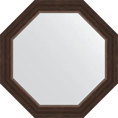 Зеркало EVOFORM в багетной раме - палисандр 62 mm (56x56 cm) 3987