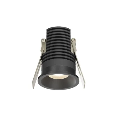Светильник встраиваемый светодиодный черный 7 Вт 3000К IP20 Maytoni Mini (DL059-7W3K-B)