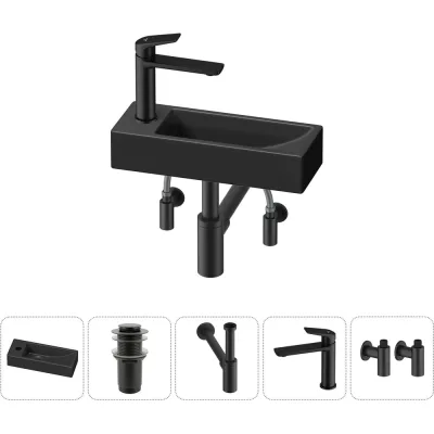 Комплект Wellsee 5 в 1 Lavinia Boho Bathroom Sink накладная/подвесная раковина 38x14 см 20215935R