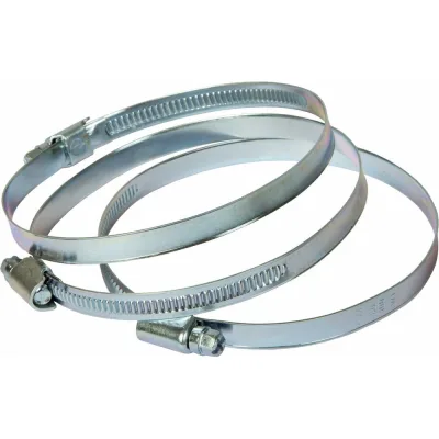 Хомут Novocraft W1-цинк, винт, D 180 х 200 mm, уп. 10 шт., шир. 9 mm, 7 7/8 W11802000010