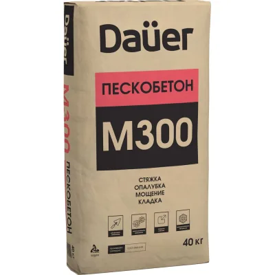 Пескобетон Dauer м-300 40 кг Z-30*40