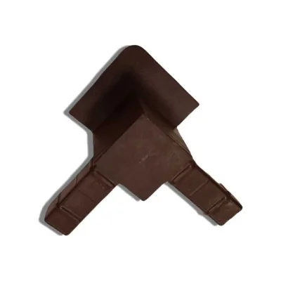 Пластиковый уголок для внутренней вставной москитной сетки KOMFORT москитные системы vsn, коричневый, 8 шт УПКvsn,8