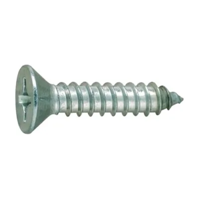 Саморез ЦКИ DIN 7982 4.2x45, остроконечный, цинк, Ph2, 200 шт. 4566