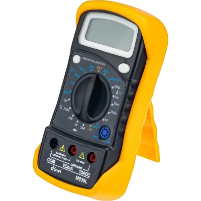 Цифровой мультиметр duwi M830L PROFI с противоударным чехлом, 26044 8